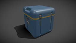 Animated Military Case 09 case, props, realistic, box, ue4, unrealengine, military, animation, animated, container, rigged, ue5