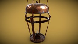 Early Bronze Roman Oil Lamp