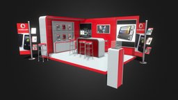 Exhibition stand booth trade show mobile vodacom