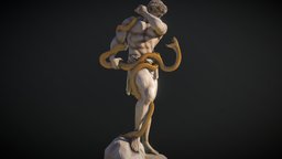Statue with Snake