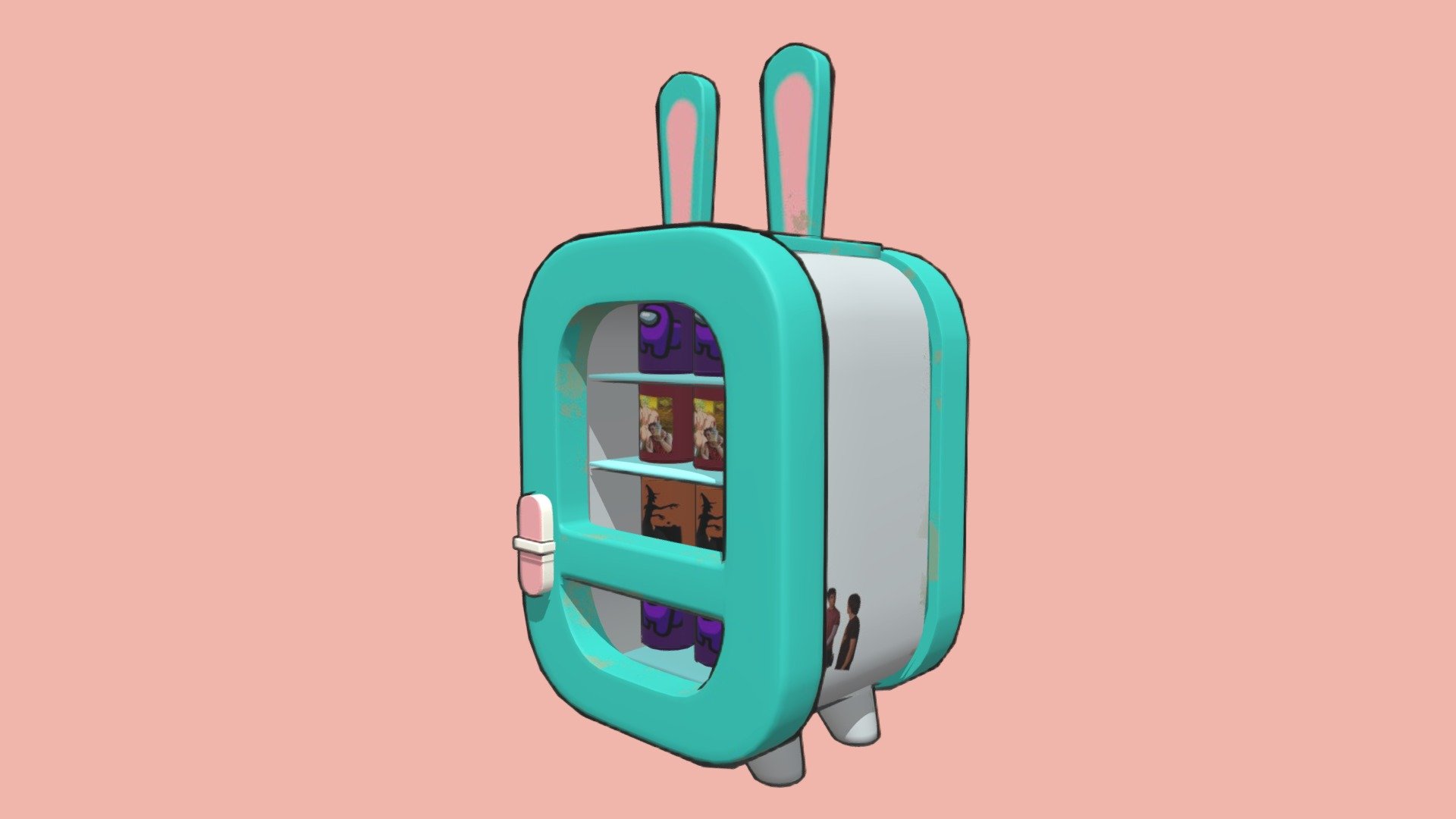 Bunny_fridge - Download Free 3D model by Capitan_Daren (@capitan.daren) 3d model