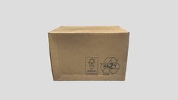 Small Cardboard Box lidar, packaging, cardboard, box, cardboard-box, photogrammetry