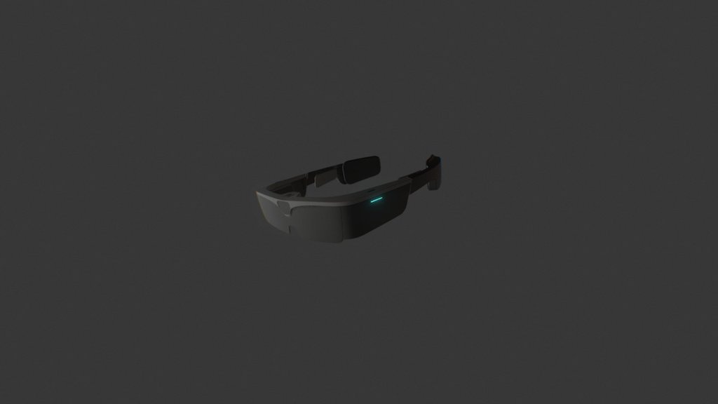 https://www.behance.net/gallery/51457791/HiAR-Glasses - AR Glasses - 3D model by Philip Wang (@getonwind) 3d model