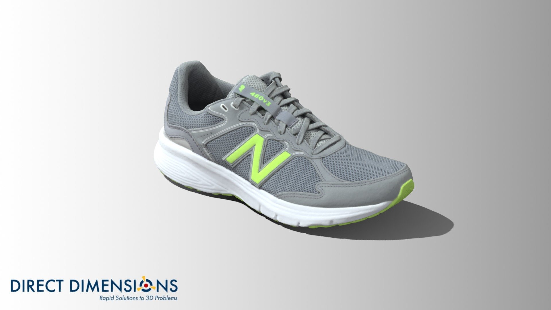 Captured with PASS in 2 minutes and resulted in this model fully automatically - New Balance 460v3 - 3D model by Direct Dimensions (@dirdim) 3d model