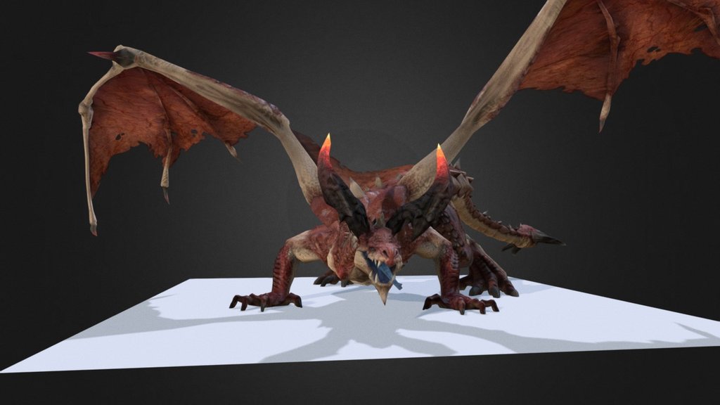 dragon Bidle - 3D model by iiijjjrr 3d model