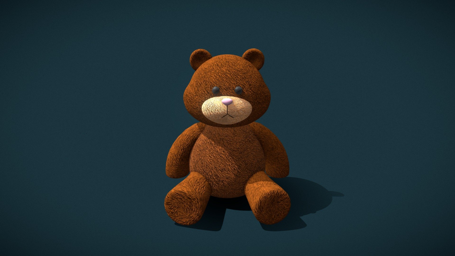This was a model that I created  for my Applied Principles Game Art class at SCAD. Hope you enjoy! - Teddy Bear - 3D model by KoopSock (@Koopsader1) 3d model