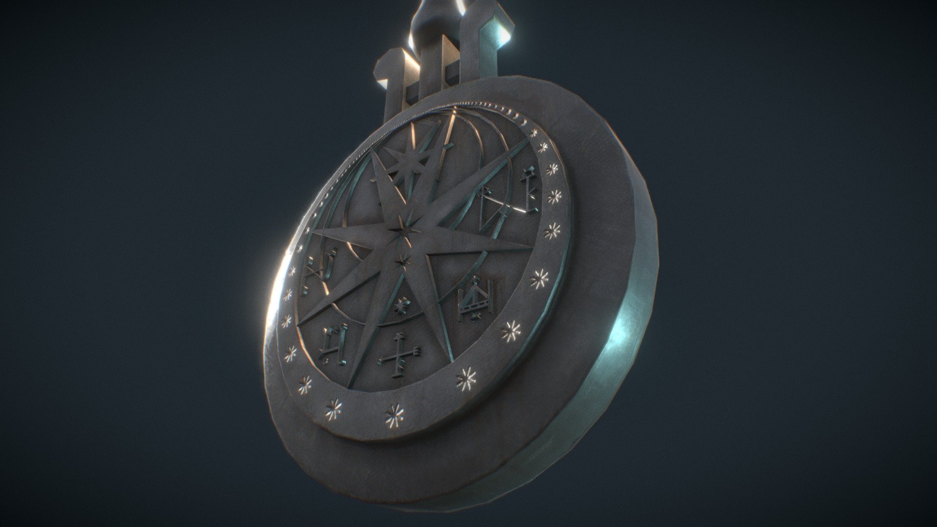 Hi everyone! I'm working on some Harry Potter  project now. Just showing here one of the models from this and hope you'll like it! - Harry Potter - Pendulum - 3D model by FenixST 3d model