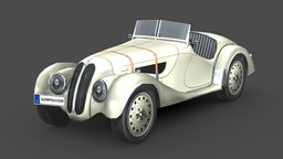 BMW 328 Roadster 1936 roadster, power, vehicles, bmw, tire, cars, drive, luxury, vintage, speed, classic, touring, automotive, old, 328, vehicle, lowpoly, car, noai, bmw-328, bmw-classic