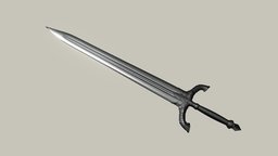 Black Knight sword arms, cold, blender, sword, dark, souls, black, knight, gimp, steel