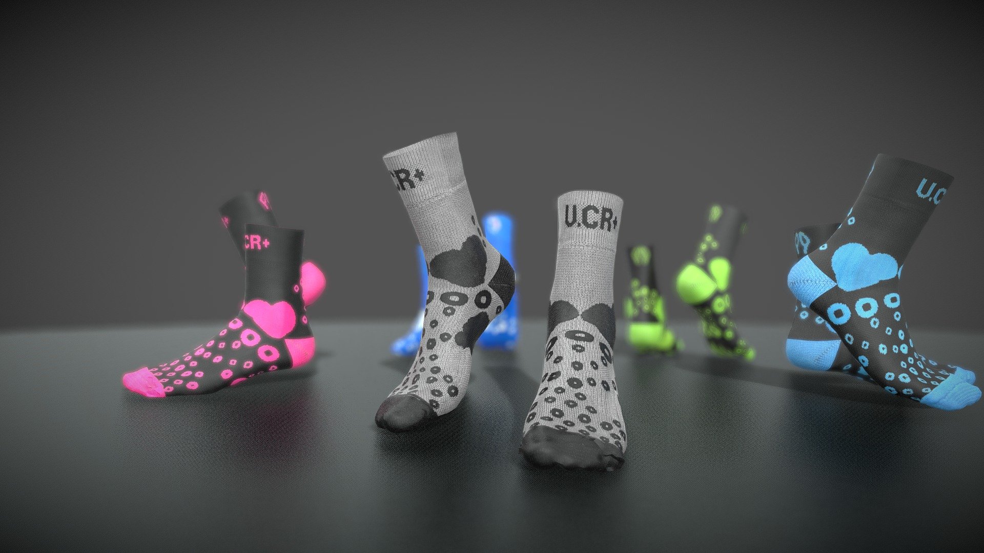 trous-socks_5_color - 3D model by u-c-r-plus 3d model