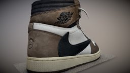 Travis Scott x Air Jordan 1 High OG style, fashion, feet, shoes, nike, sneaker, sneakers, jordan, sneakerhead, nikeair, air, jordan1