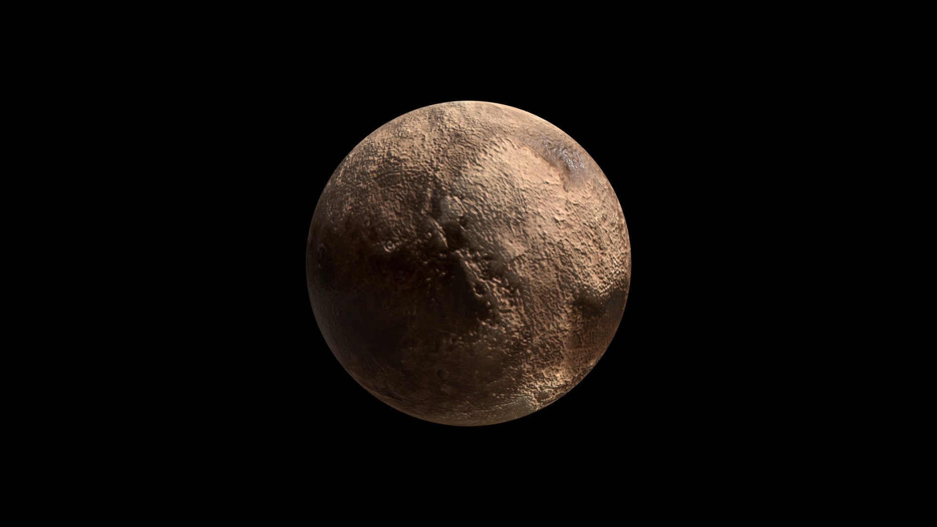 Our nice planet Pluto!! Very deserted and cold! Sooooo&hellip;is it a dwarf planet or a planet?? In witch category is he put?? - Pluto - Buy Royalty Free 3D model by Digital3dWorld (@zisisbad) 3d model