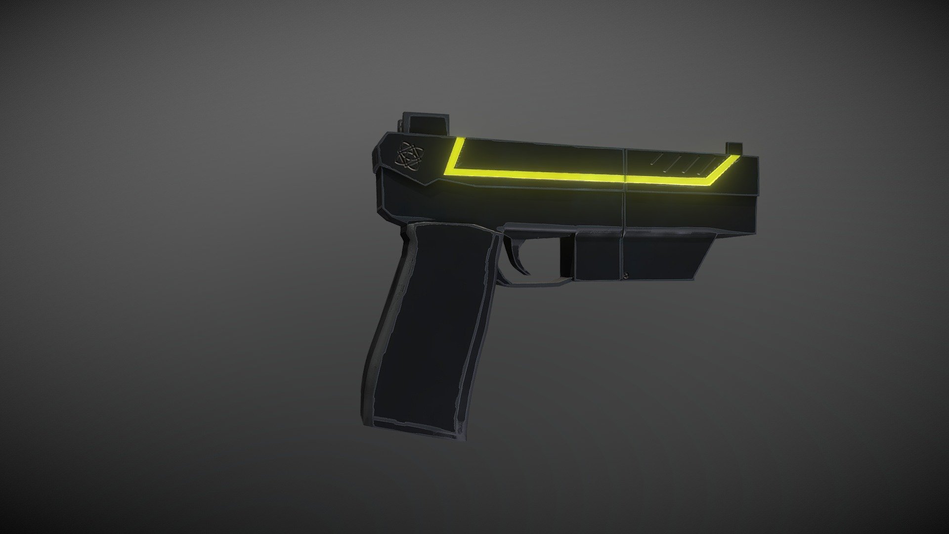 This is my first attempt at making a gun 3d model