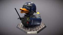 Special Duck police, armor, bird, stick, special, government, duck, helm, zoo, cop, military-equipment, omon, weapon, military