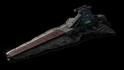 Venator Class Star Destroyer clone, epic, mv, wars, star, 3, destroyed, venator, episode, model, ship, war, space, noai