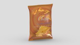 Supermarket Chips 02 Low Poly PBR Realistic