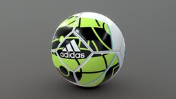 Football ball design football, 4k, realistic, messi, highpoly