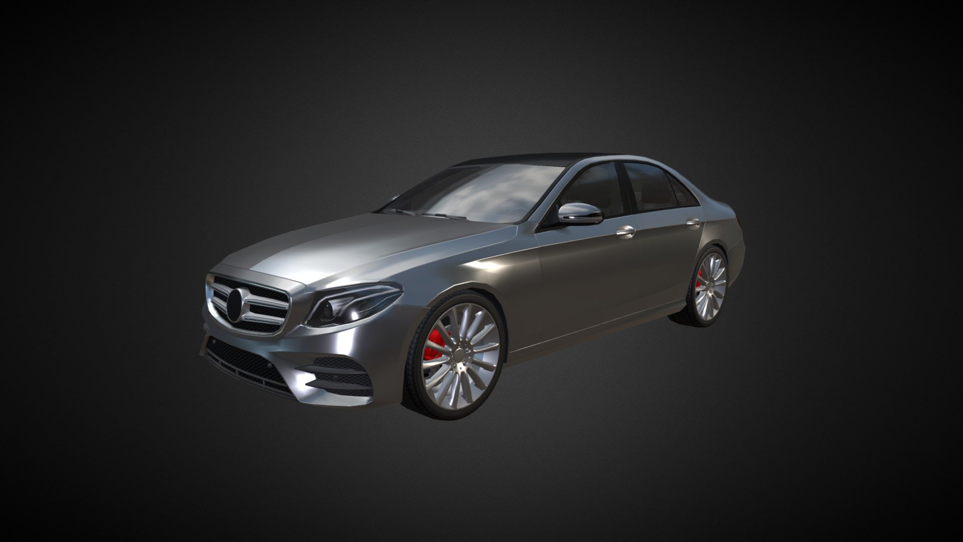 Programs used: 3Ds Max / Photoshop / Substance Painter - Mercedes E400/W213 - 3D model by Devsanterr 3d model
