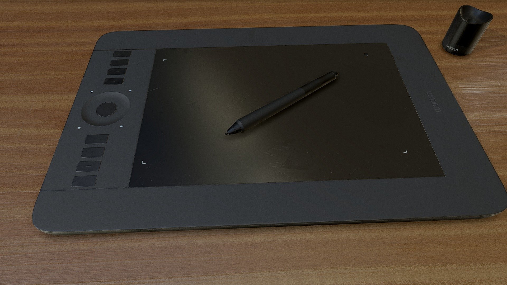 Continuing my series of modeling things in my office and trying my best to get the best representation in the 3D space.

This time around I went with modeling my Wacom tablet. One thing that I've gotten out of this series is how much more details are in the actual items I model, that I would've never noticed by just looking at it.

Great prop model to fill up or be in the background of scenes 

Link- https://www.artstation.com/artwork/YeEqnX - Wacom Intuos Pro - Buy Royalty Free 3D model by pozo3d 3d model