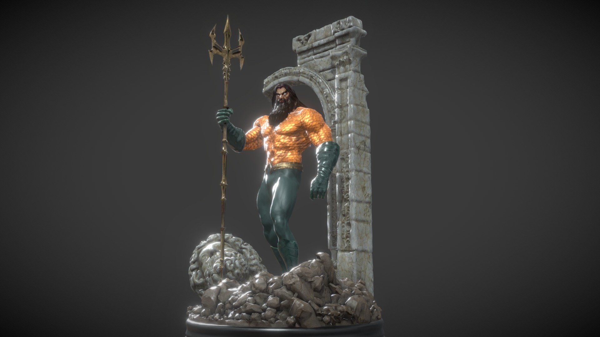 This is a character I made for fun. Modelled and posed in lightwave and Zbrush , textured in Substance Painter.
enjoy! - Aquaman - 3D model by Alessandro Giommetti (@giommo77) 3d model