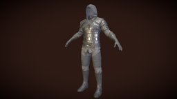 The Adventurer Leather armor, armour, style, leather, medieval, templar, the, chainmail, witcher, geralt, thewitcher, lamellar, substancepainter, substance, fantasy