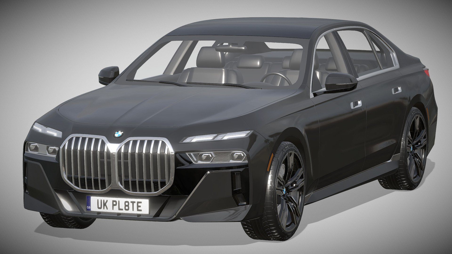 BMW 760i 2023

https://www.bmw.de/de/neufahrzeuge/7er/limousine/2022/bmw-7er-limousine-highlights.html

clean geometry light weight model, yet completely detailed for hi-res renders. use for movies, advertisements or games

corona render and materials

all textures include in *.rar files

lighting setup is not included in the file! - BMW 760i 2023 - Buy Royalty Free 3D model by zifir3d 3d model