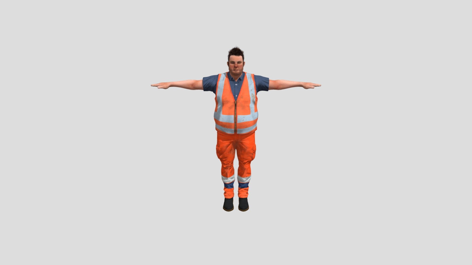 This is Worker Male - Worker Male 2 - 3D model by 3dartist-universe 3d model