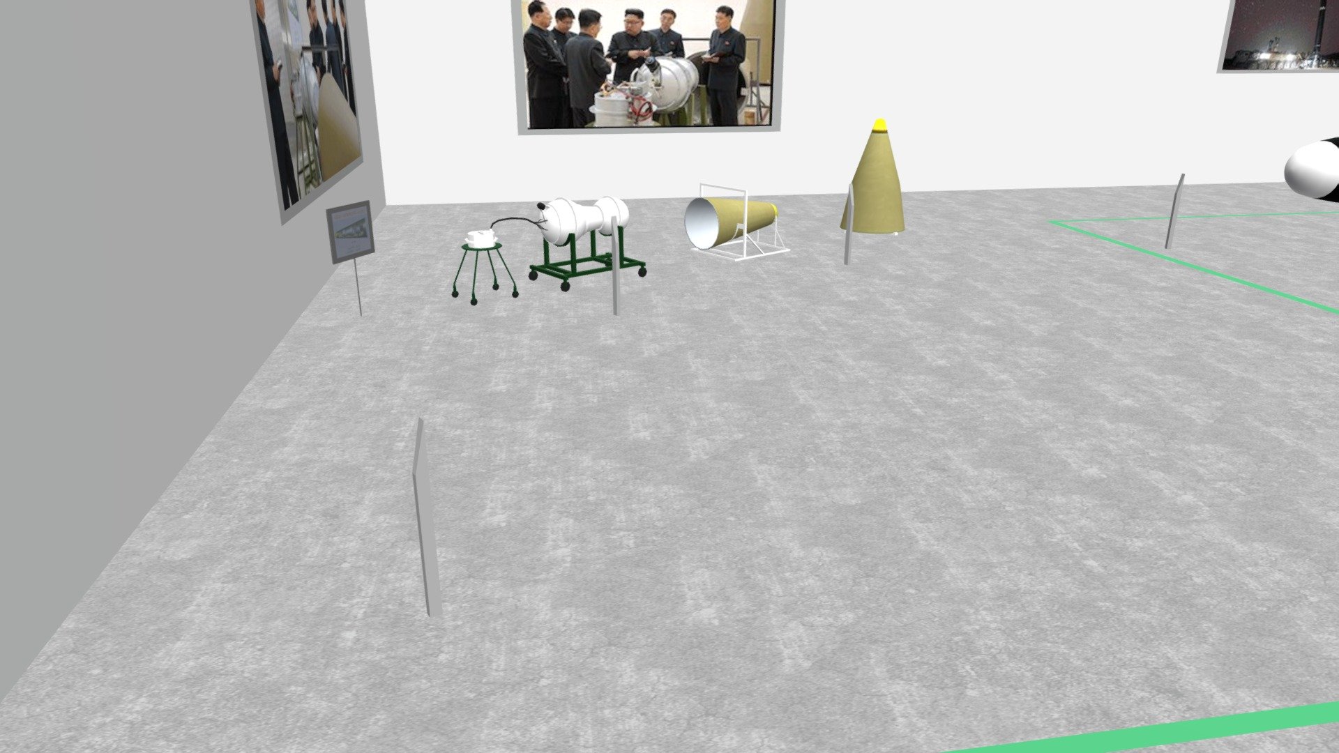 Chamjin Missile Facility - VR mobile - 3D model by JamesMartinCNS 3d model