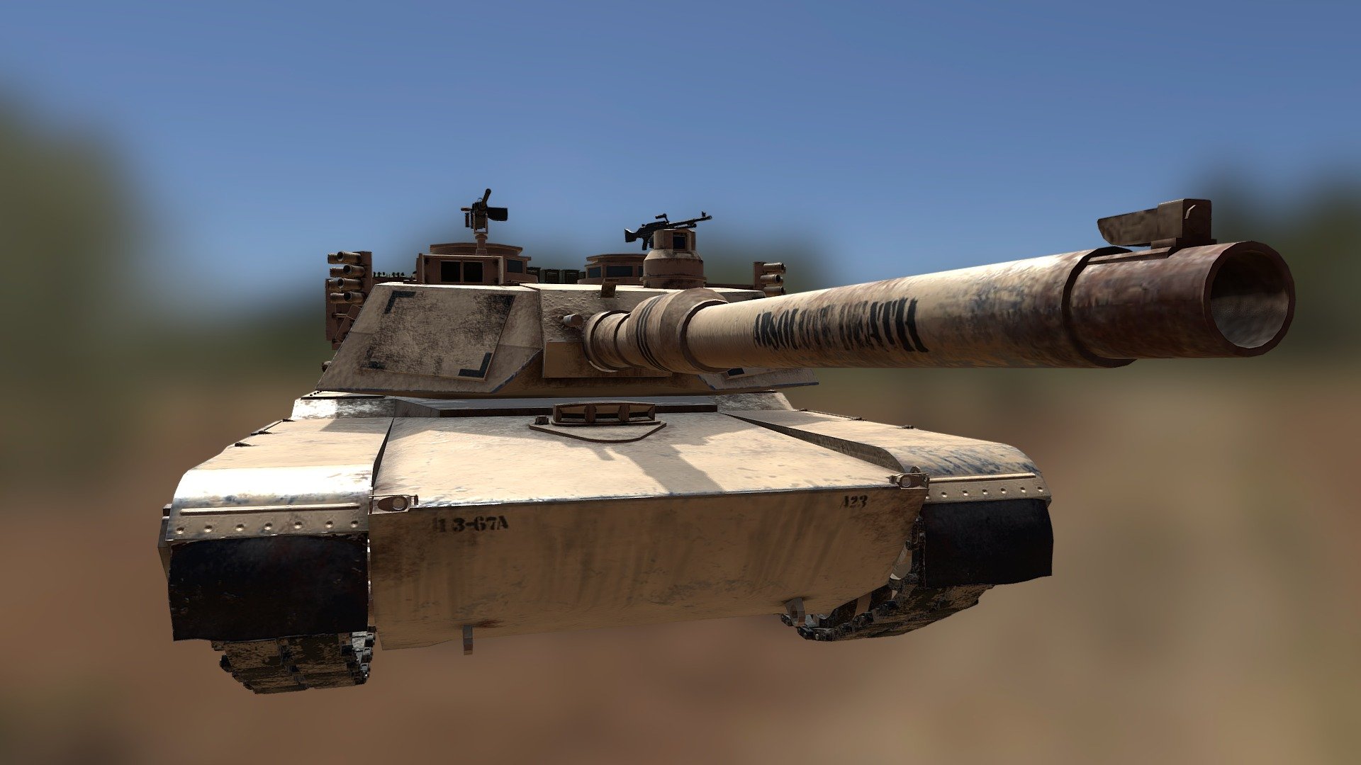 M1 Abrams i made for uni - M1 Abrams - 3D model by Jack (@joakes) 3d model