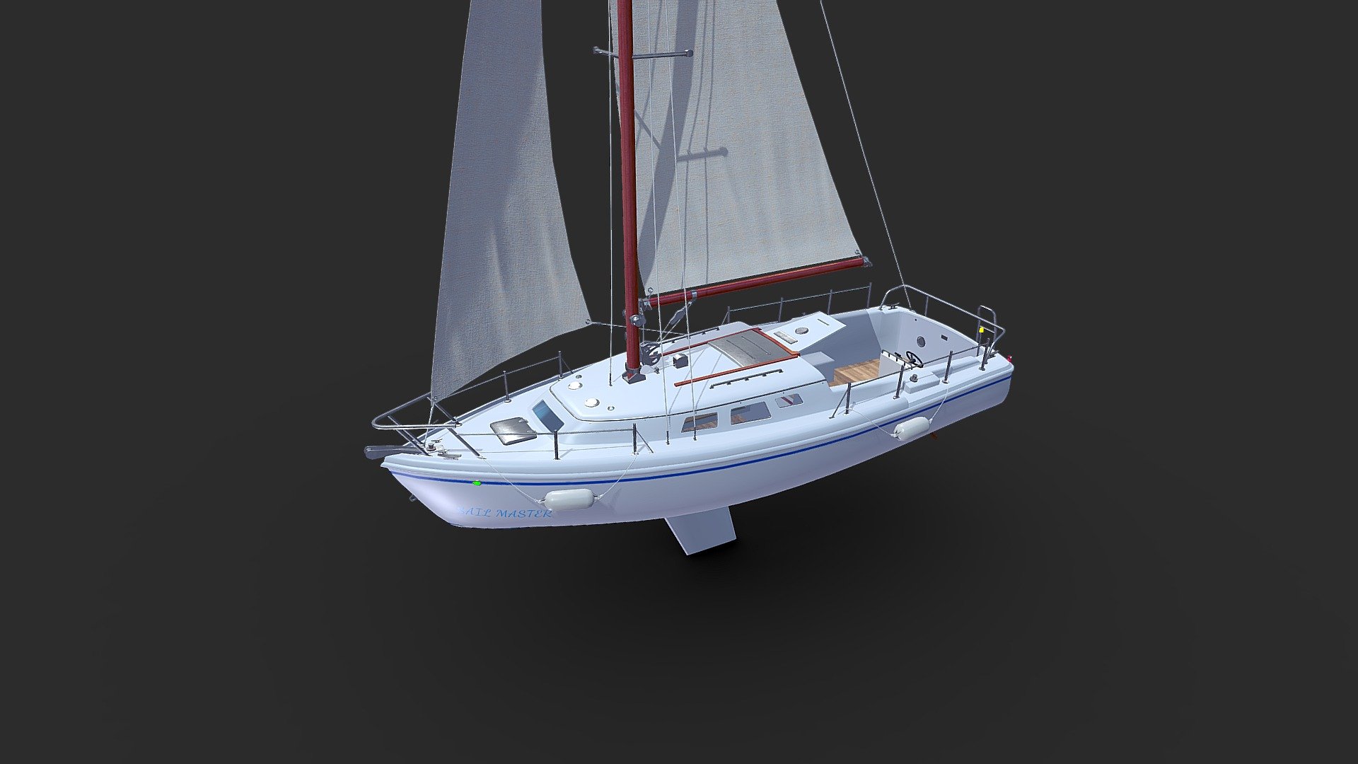 Sailing Yacht

textures are in PNG format PBR metalness 4 set - Sailing Yacht With Interior - Buy Royalty Free 3D model by MaX3Dd 3d model