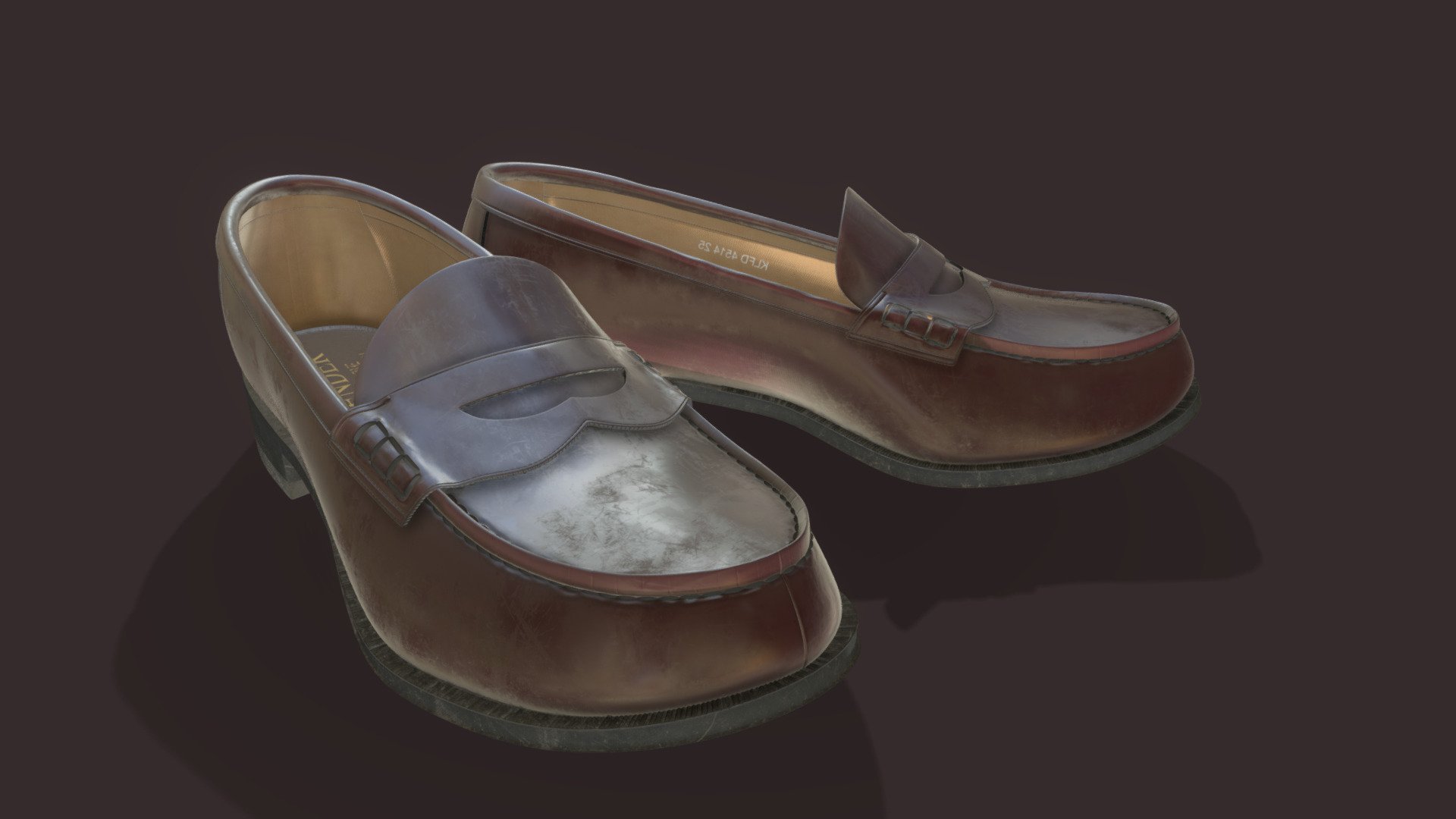 .fbx ↪ 3 material (udim1001,1002 and stitch) ↪ 10 texture (4096*4096, jpg) - Leather ladies shoes - Buy Royalty Free 3D model by SUSUSUBE 3d model