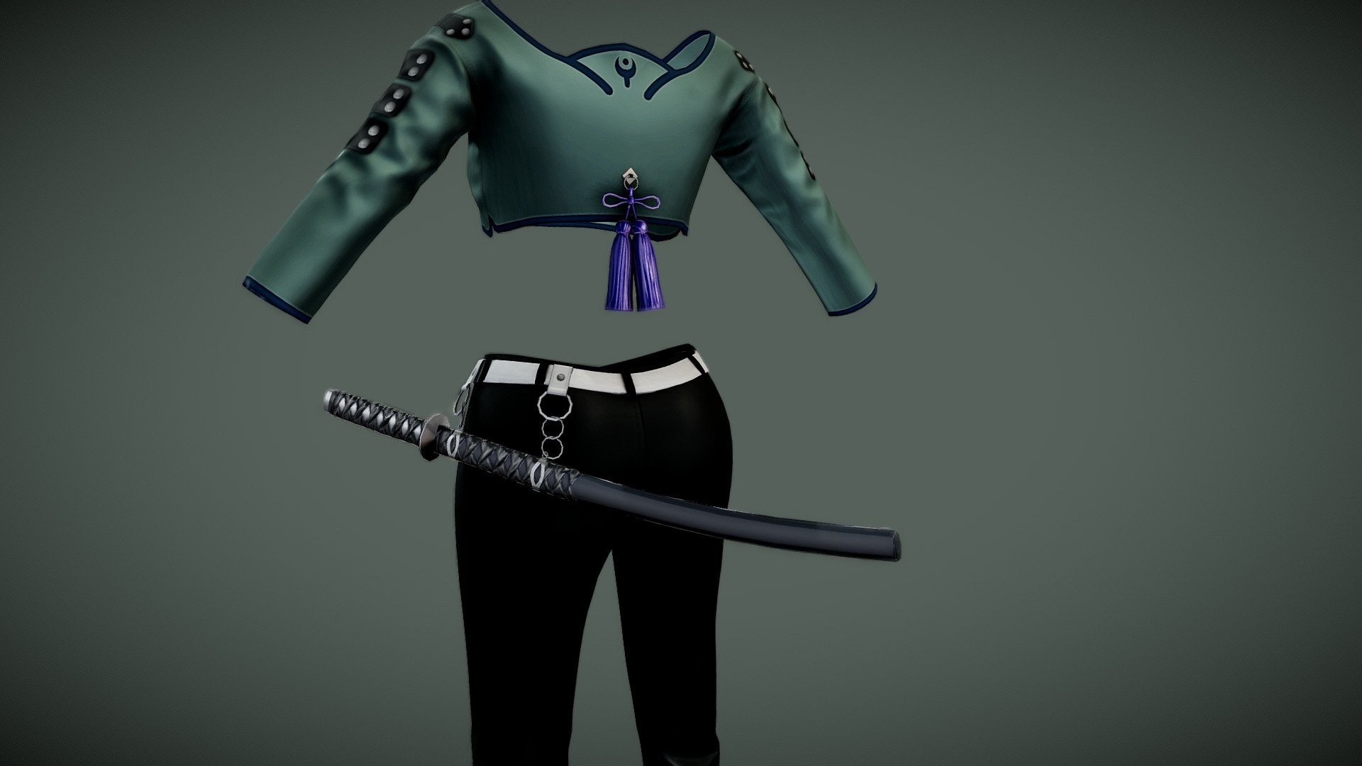 Outfit + Sword

Can fit to any character

Ready for games

Clean topology

No overlapping unwrapped UVs

High quality realistic textues

FBX, OBJ, gITF, USDZ (request other formats)

PBR or Classic

Please ask for any other questions

Type     user:3dia &ldquo;search term