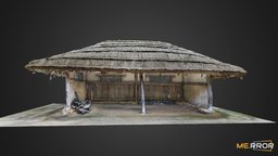 Thatched-roof house Scan japan, korea, housing, china, culture, ar, 3dscanning, photogrametry, chinese, realistic, max, old, desk-lamp, korean, 3d-model, oldhouse, thatched, thatchedroof, realitycapture, architecture, 3dscan, japanese, korean-style, noai