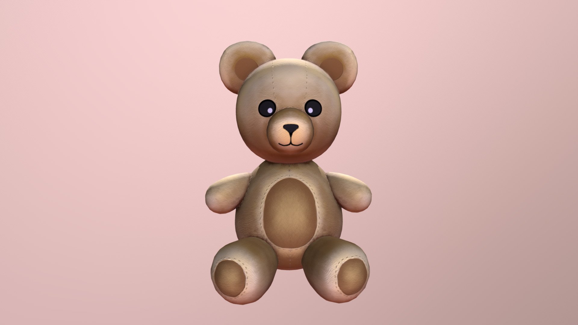 Teddybear model - Teddybear - 3D model by angelmarieturan 3d model