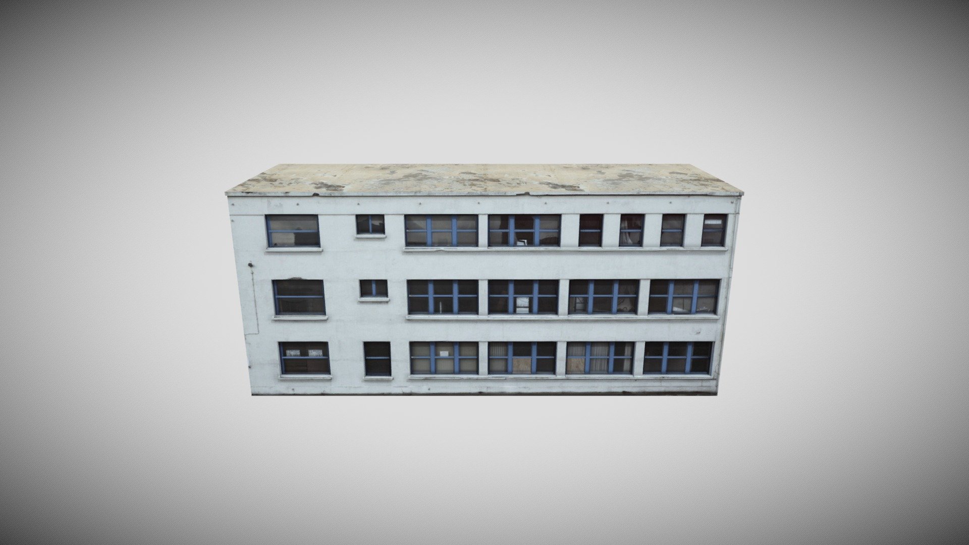 第一个模型上传测试 - Old Building - Download Free 3D model by Galt000 3d model