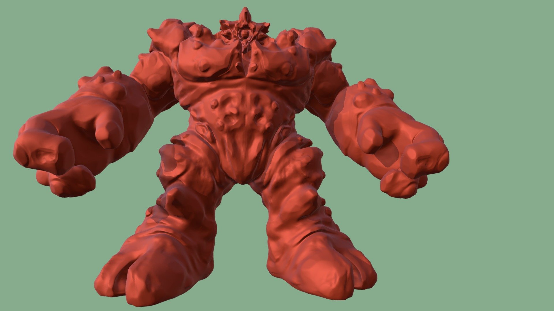 Falling from space to land on Earth for yet another resculpt - Meteor Monster - 3D model by Mr Jay (@mrjay) 3d model
