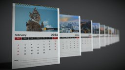 00-KP1- Calendar 2024 Collection 1 office, room, time, desk, event, plan, day, vr, holiday, thailand, organizer, year, week, homemade, planner, calendar, deadline, thai, bangkok, workstation, date, lowresolution, buddhist, schedule, month, 2024, thaiart, agenda, meetingroom, reminder, appointment, sketchup, 3d, art, lowpoly, model, 3dmodel, sketchfab, timetable, "thaimodel", "thaicalendar", "thai3d"