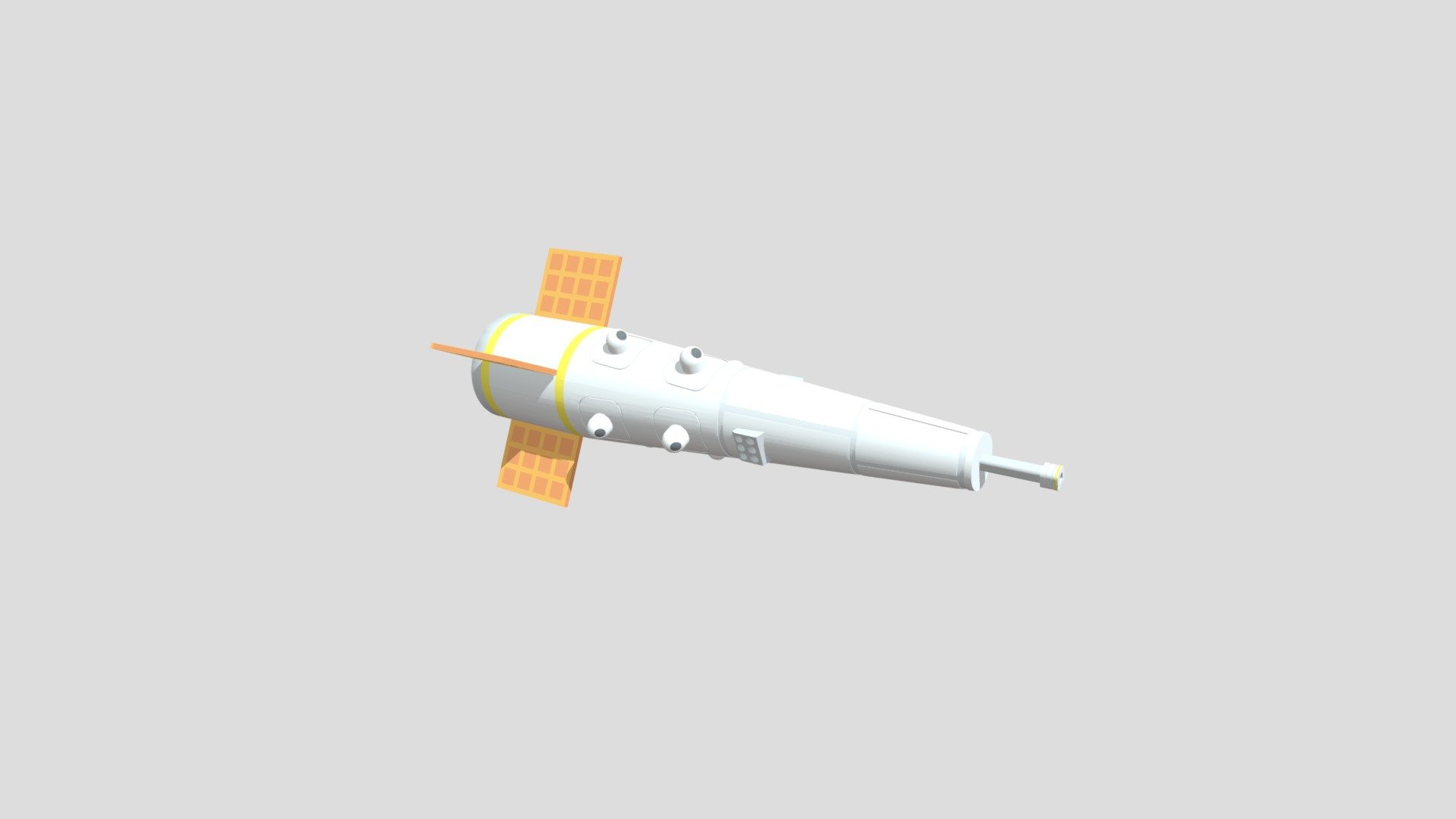 A new spacecraft I made in Tinkercad - Ares Class Frigate - Download Free 3D model by Jamesrjuniper 3d model