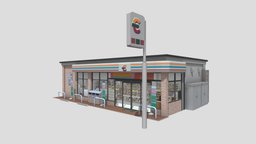 convenience store store, town, convenience, unity, architecture