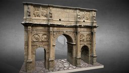 Arco de Constantino, Roma (s. IV d.C) heritage, arch, culture, roma, roman, pastview