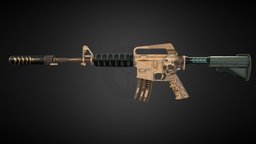 M4A1-S CRUSH (Remastered) m4a1, cs, government, csgo, m4a1-s, weapon, workshop, steam, skin