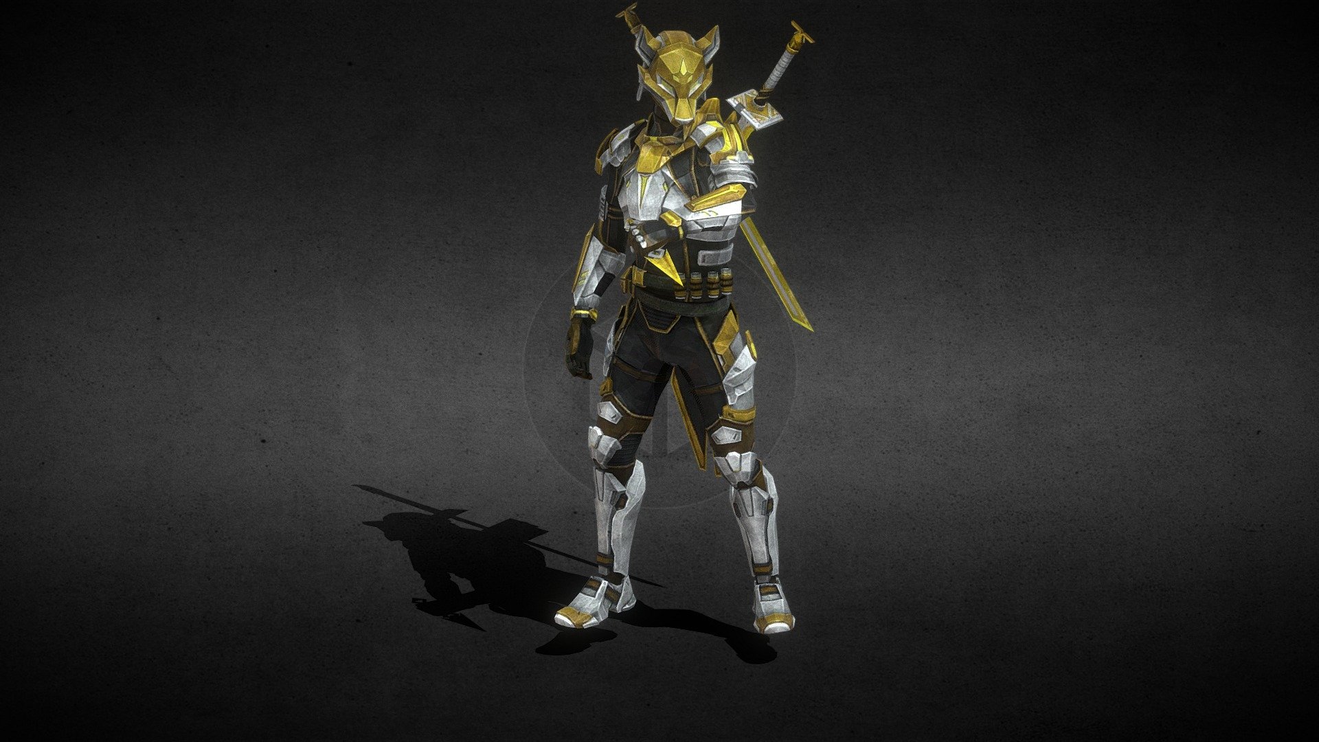 A ninja based off the Jackal set from Shadow fight 3

It includes -Helmet:Jackal's Paradigm -Armor:Savannah       -Ninjato:Revival -Kunai:Okada's razor - Ninja - Download Free 3D model by Shadow Models 3D (@shadowmodels3d) 3d model