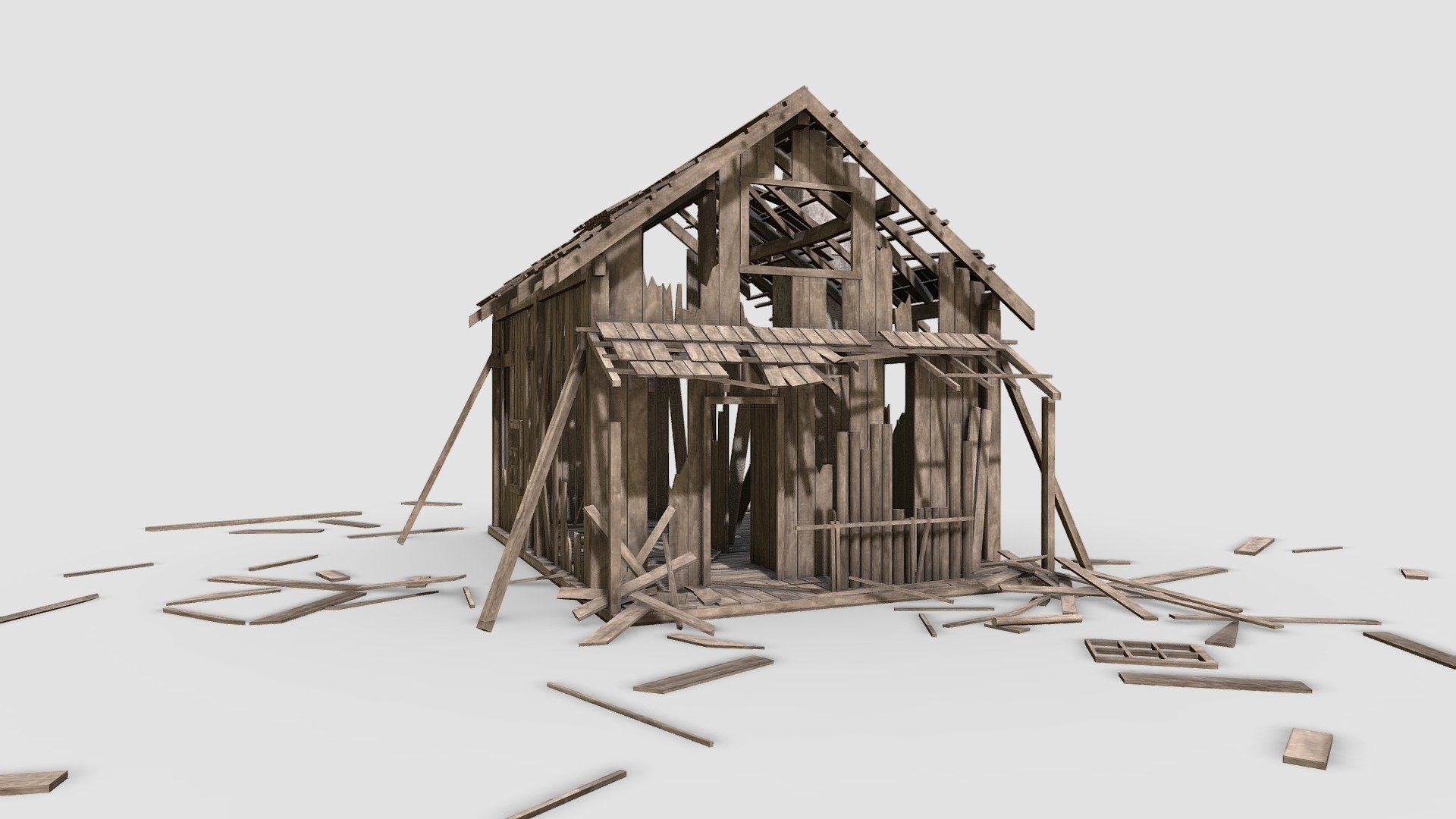 Old House
A Simple Old Wooden House.

If you like this 3d model, please like, comment and follow me 3d model