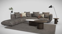 Furniture for Living Room plants, furniture, furnituredesign, substancepainter, decoration, livingroom
