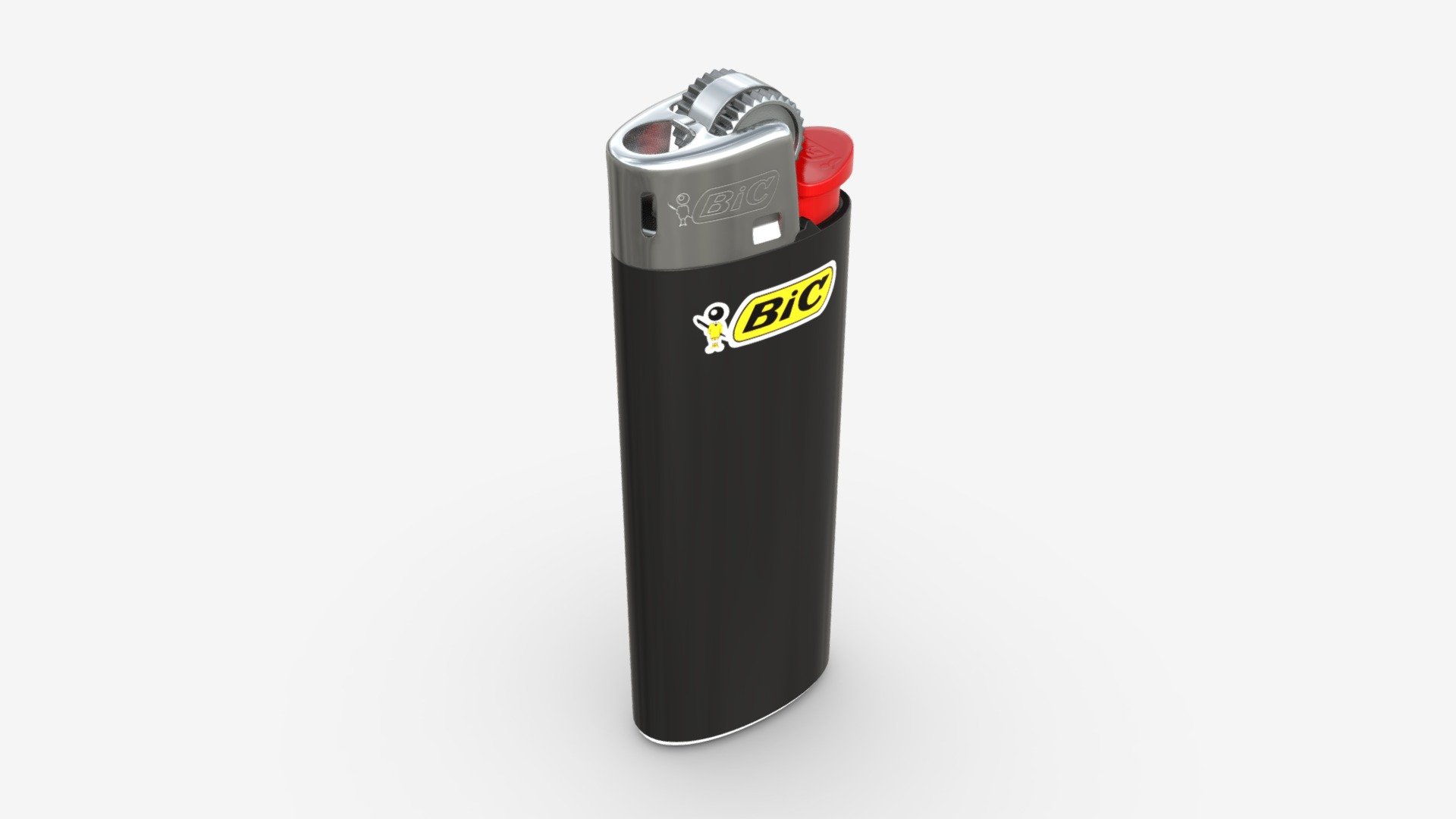 BIC classic lighter mini - Buy Royalty Free 3D model by HQ3DMOD (@AivisAstics) 3d model