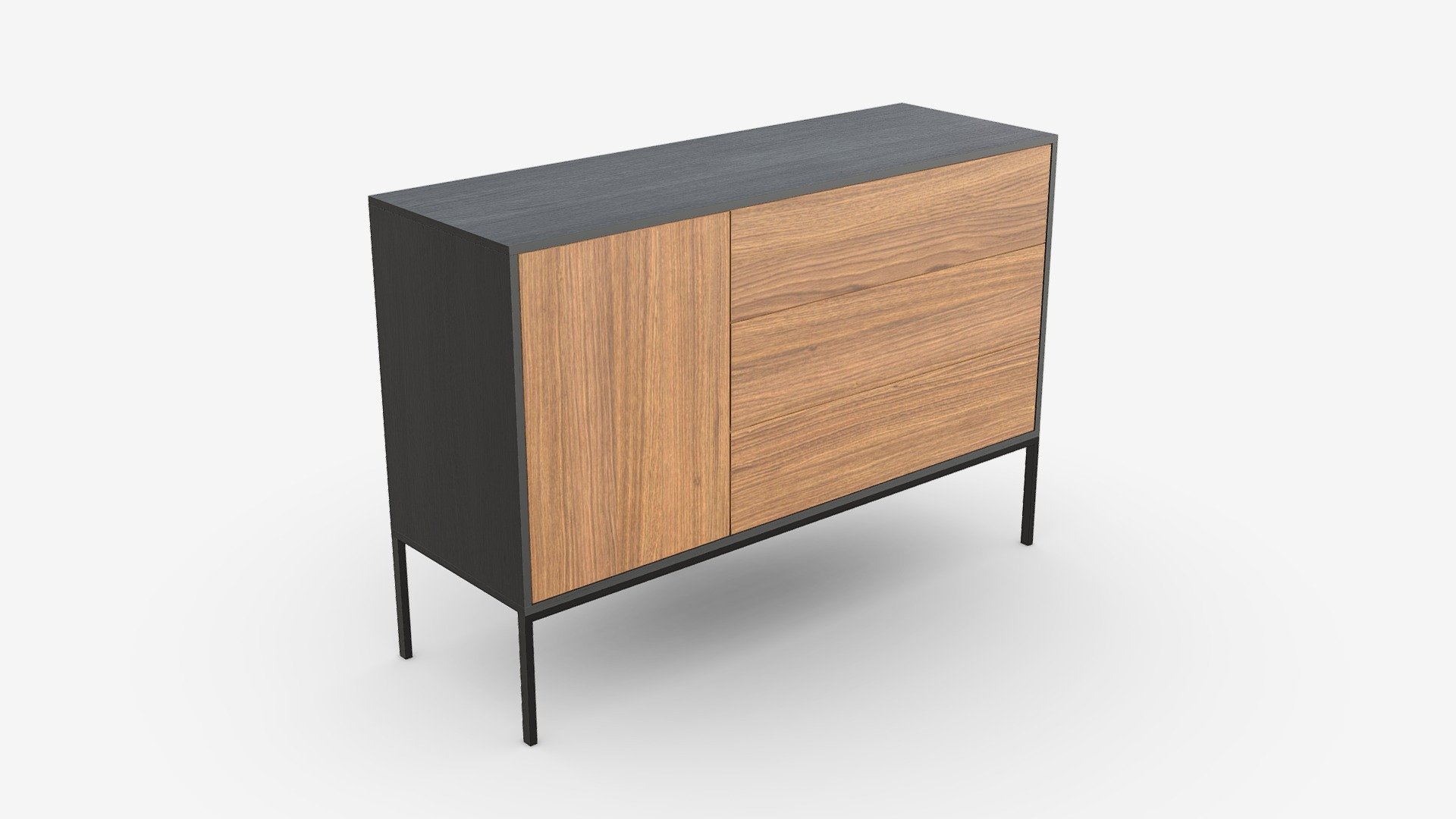 Sideboard Seaford 02 - Buy Royalty Free 3D model by HQ3DMOD (@AivisAstics) 3d model