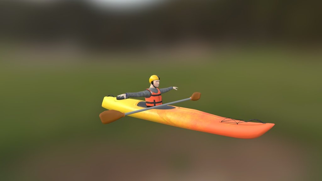 Full Kayak - 3D model by Krunal582 3d model