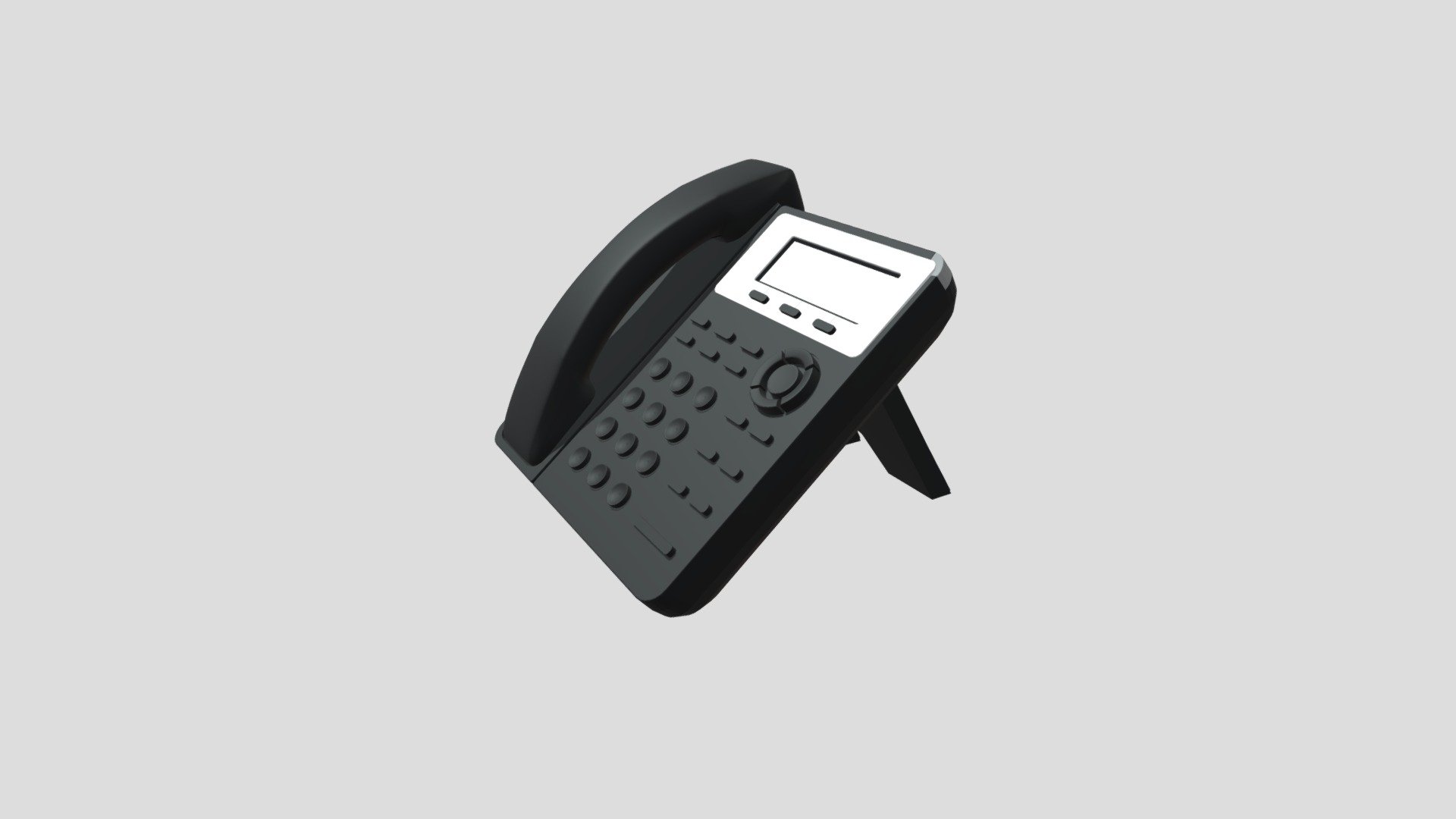 офисный IP-телефон - телефон - 3D model by rumixtlt 3d model