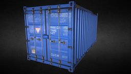 Shipping Container unity, game, blender, pbr, gameasset
