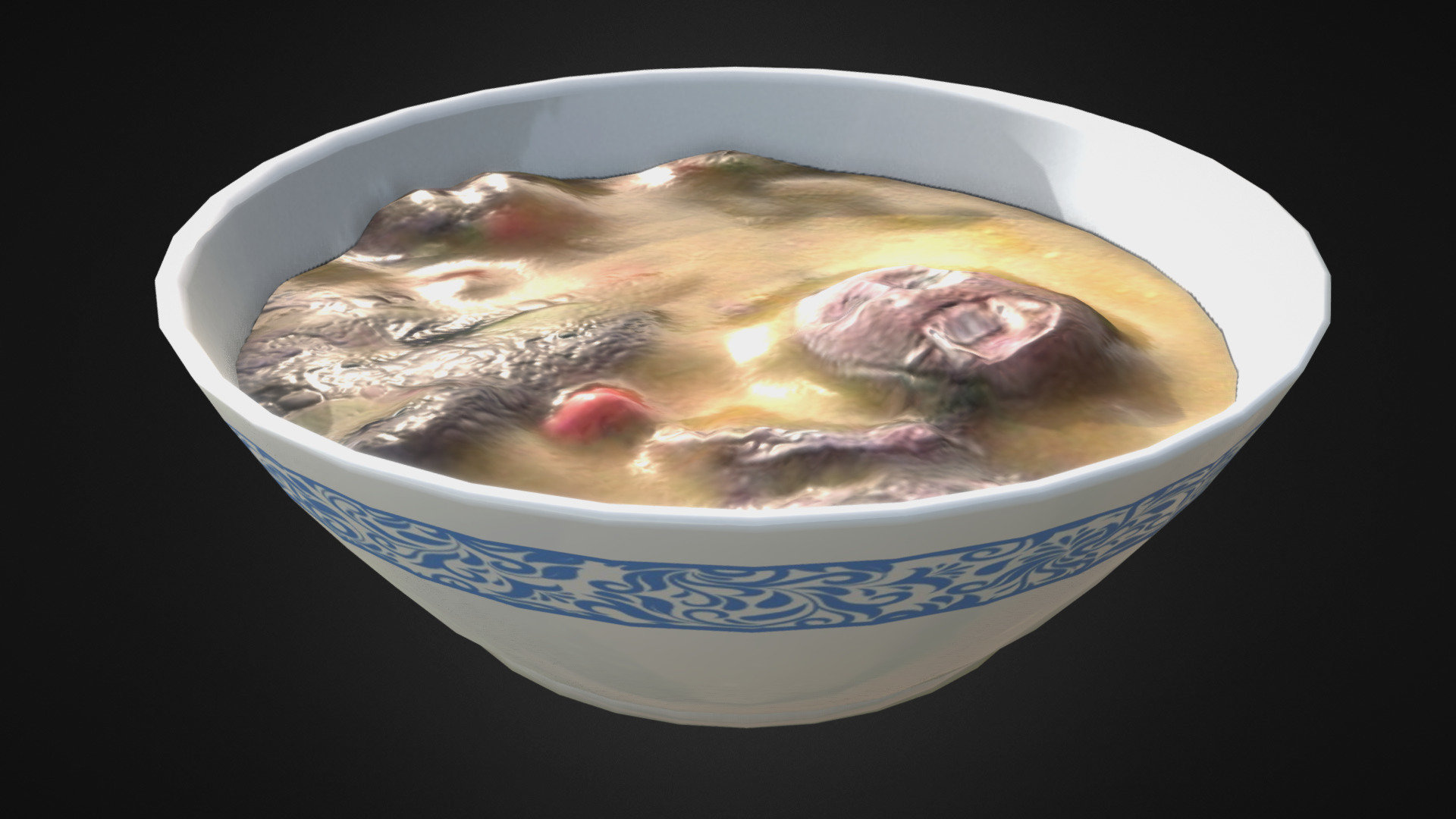Monkey soup, a traditional brazillian dish. Uma delicia! - Sopa de Macaco (Monkey Soup) - Download Free 3D model by wattsx 3d model